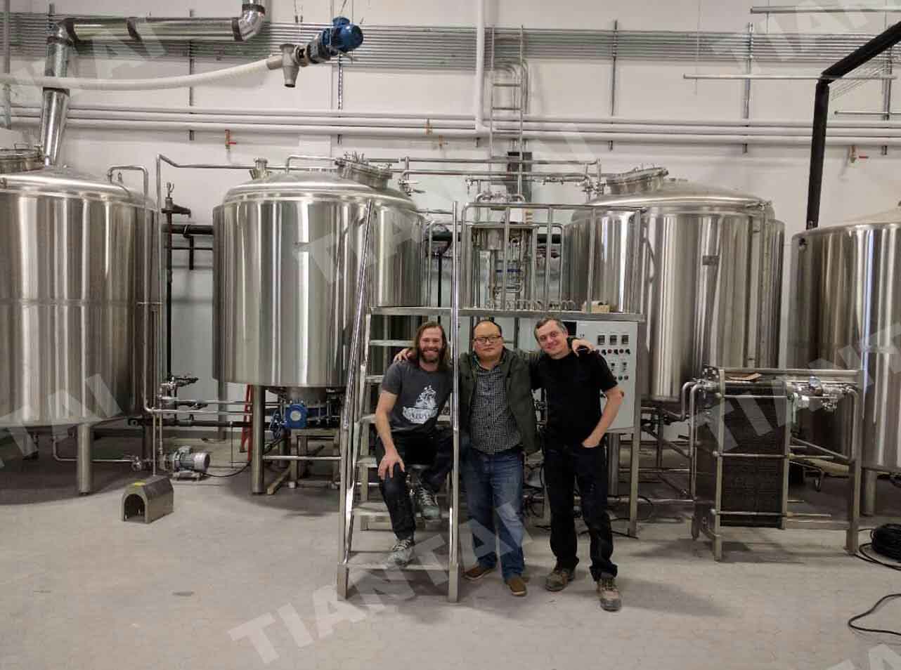 30HL Brewing system installed in Canada